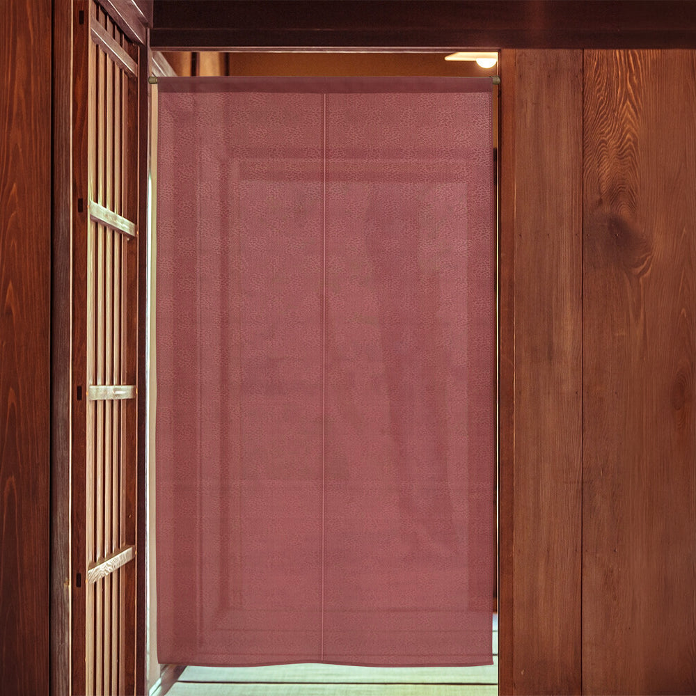 Japanse Ichimatsu Noren - Bordeaux 85 x 150 cm