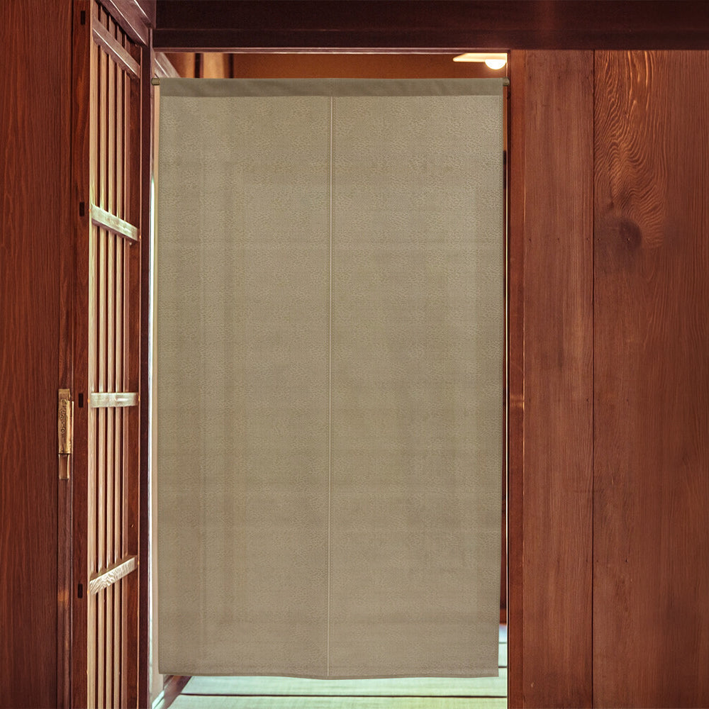 Japanse Ichimatsu Noren - Bruin 85 x 150 cm