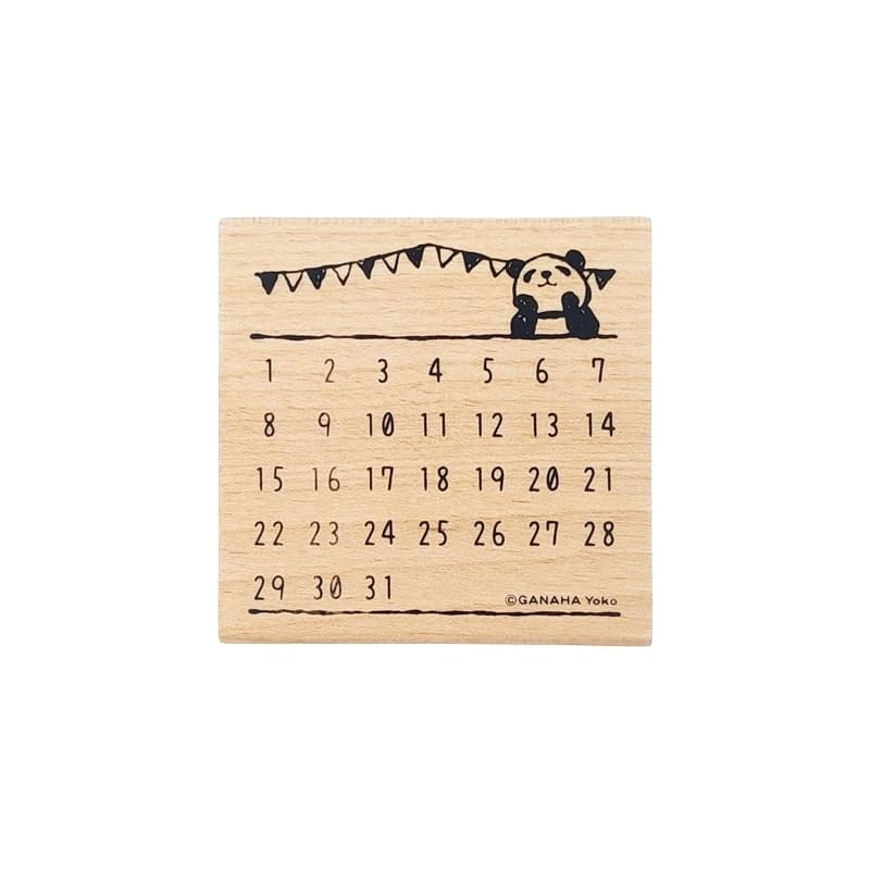 Japanse Kalender Stempel - Panda
