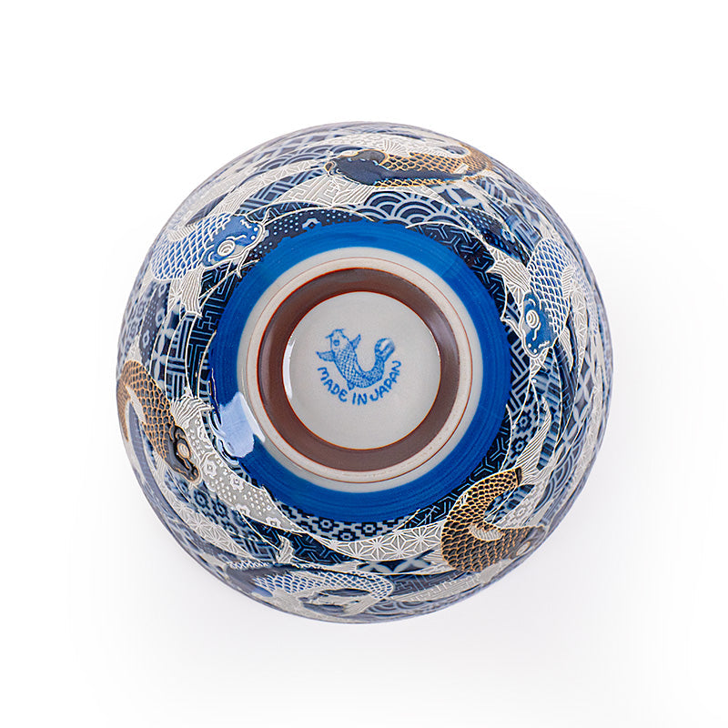 Japanse Keramische Kom - Koi Karper