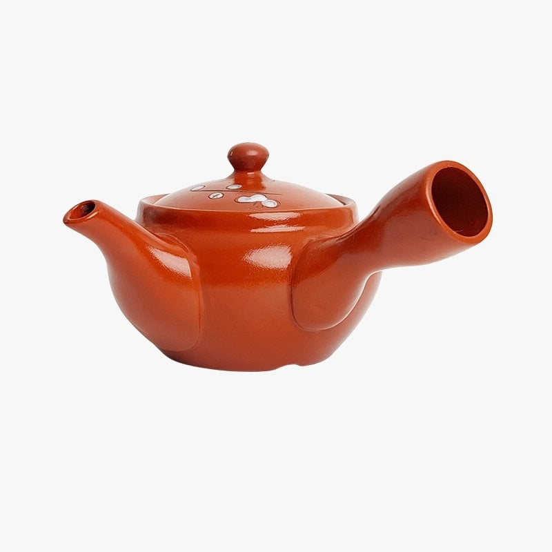 Japanse Keramische Theepot - Kyusu Rood