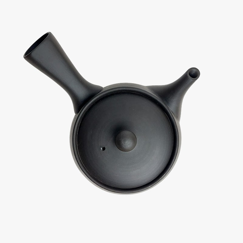 Japanse Keramische Theepot - Kyusu Zwart