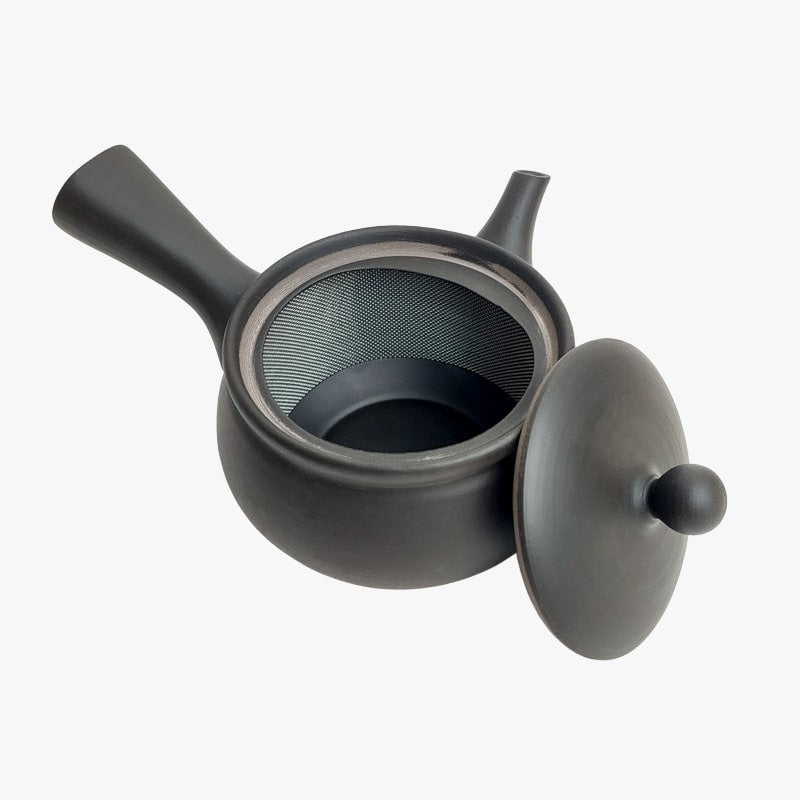 Japanse Keramische Theepot - Kyusu Zwart