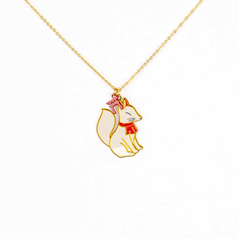 Japanse Ketting met Hanger – Bewakende Kitsune
