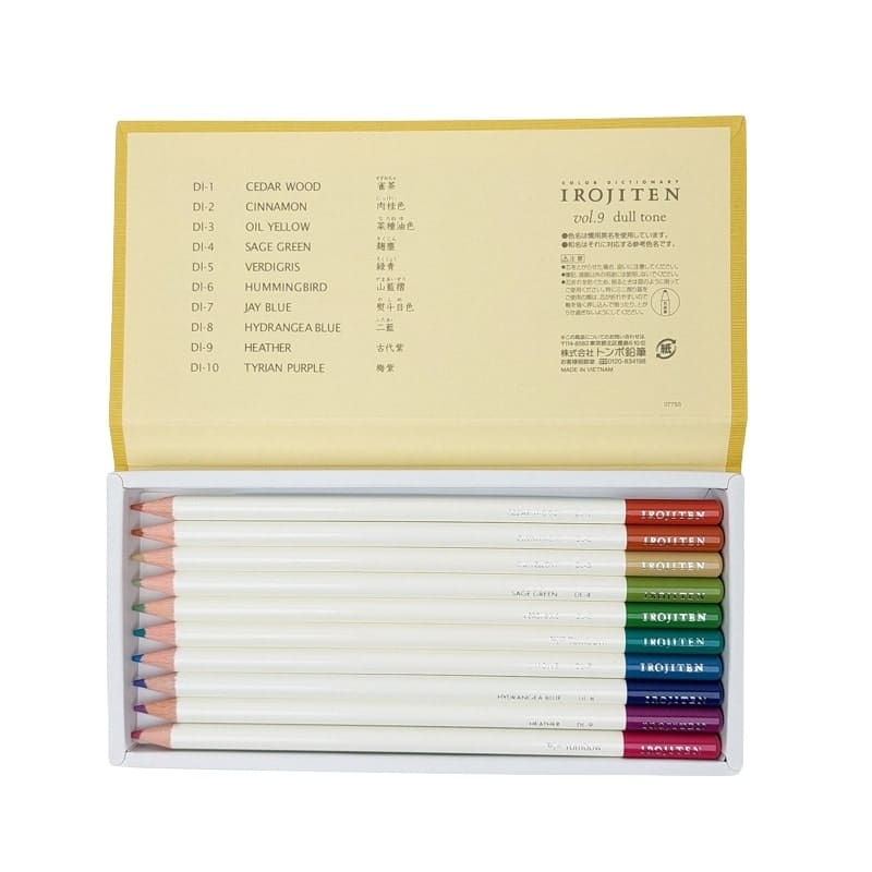 Japanse kleurpotloden Set - Irojiten Deel 3
