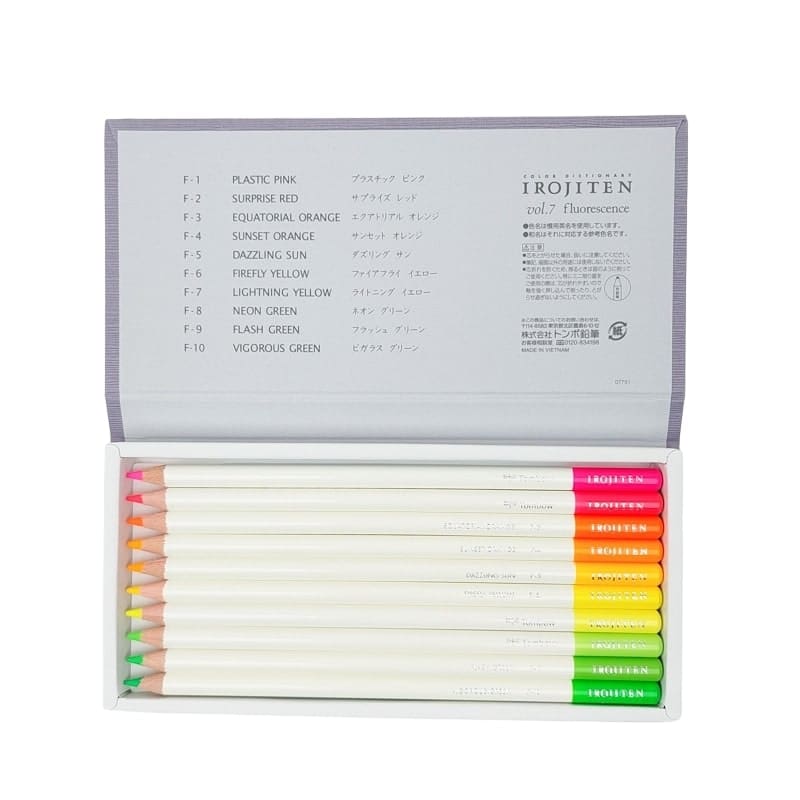 Japanse kleurpotloden Set - Irojiten Deel 3