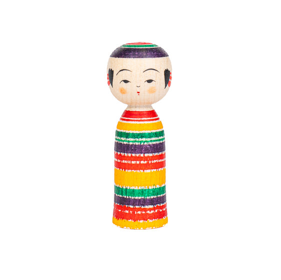 Japanse Kokeshi Pop - Yajiro Tsukuritsuke - 6 cm