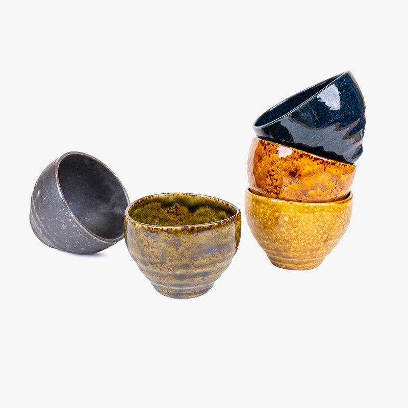 Japanse Kopjes Set – Hannari 5 Stuks