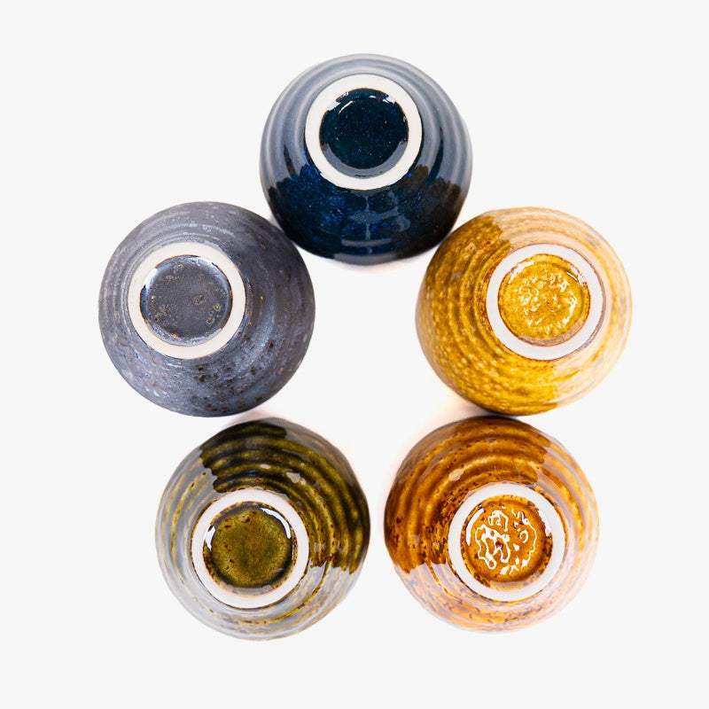 Japanse Kopjes Set – Hannari 5 Stuks