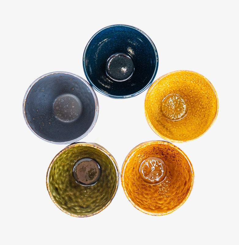 Japanse Kopjes Set – Hannari 5 Stuks
