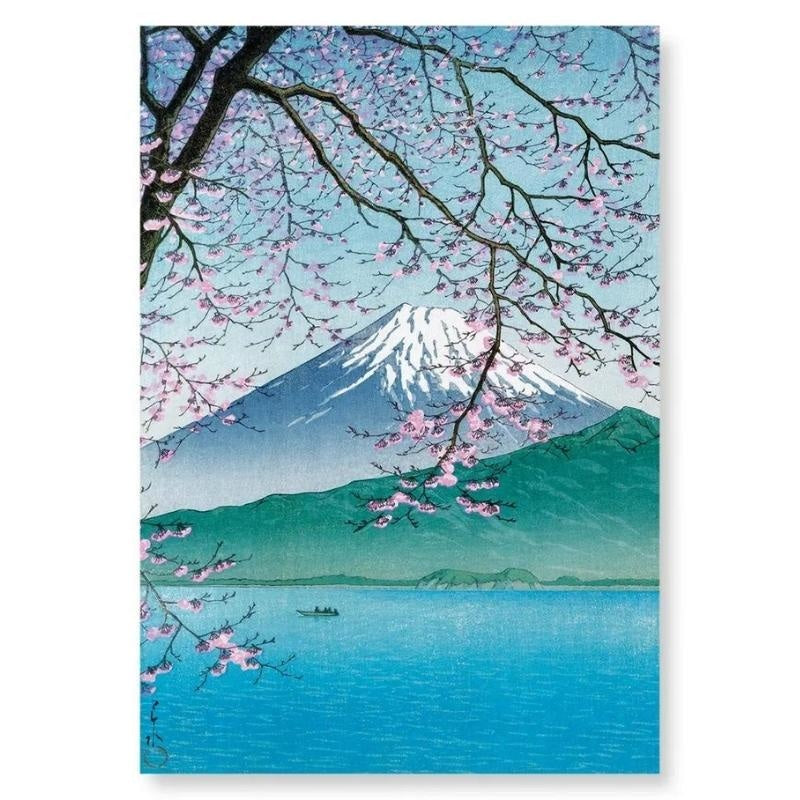 Japanse Kunst Mount Fuji A4