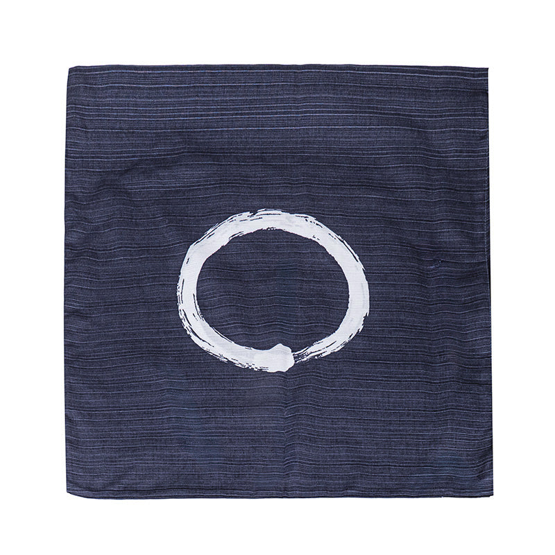 Japanse Kussenhoes - Ensō Blauw 50x50 cm