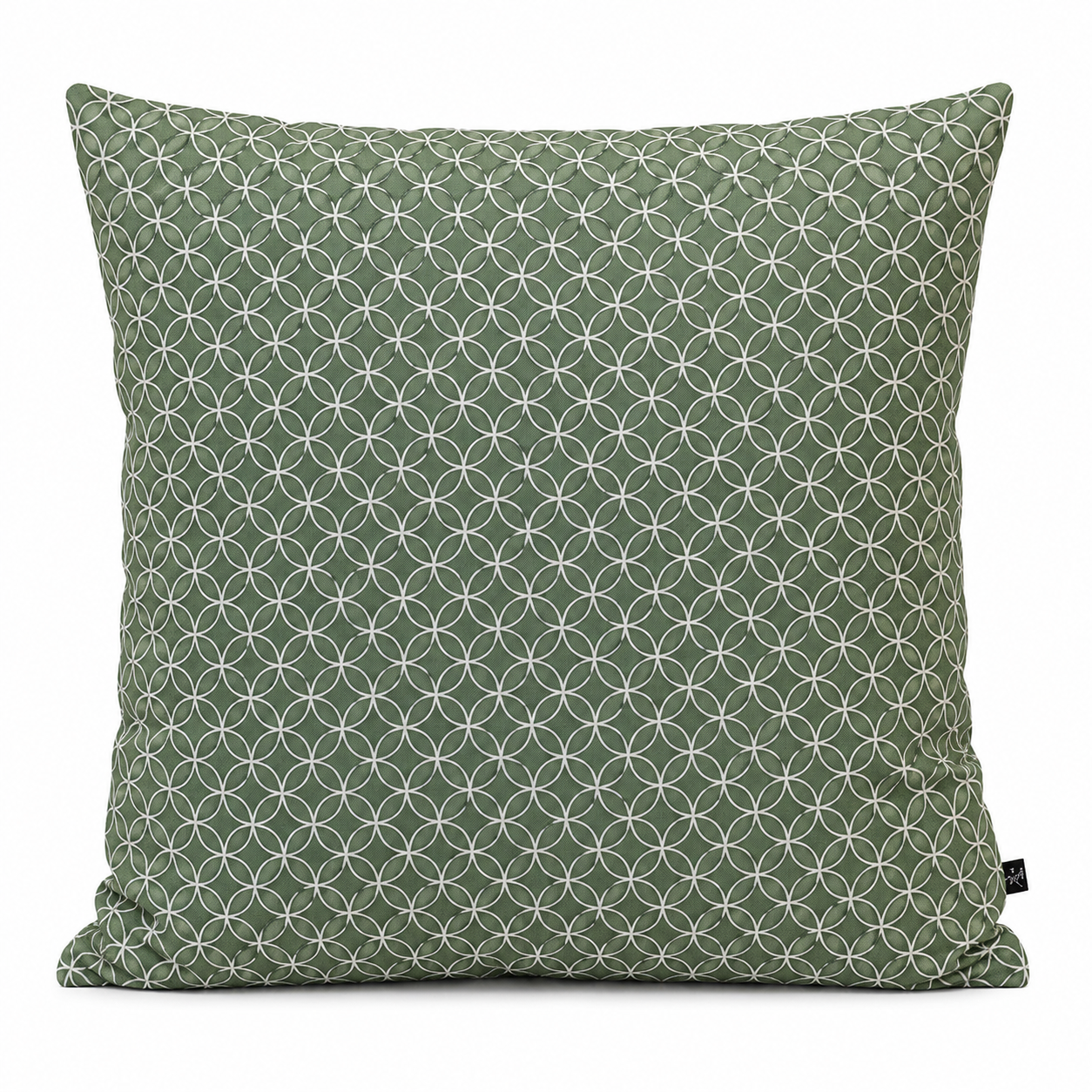 Japanse Kussenhoes Motief Shippo Groen - 50x50 cm