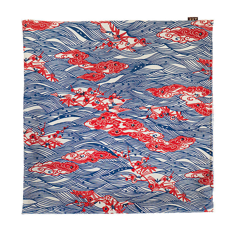 Japanse Kussenhoes Motief Shōchikubai - 45x45 cm