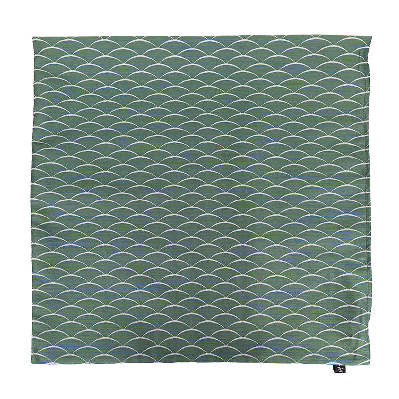 Japanse Kussenhoes Tsumugi Stof Groen - 50x50 cm