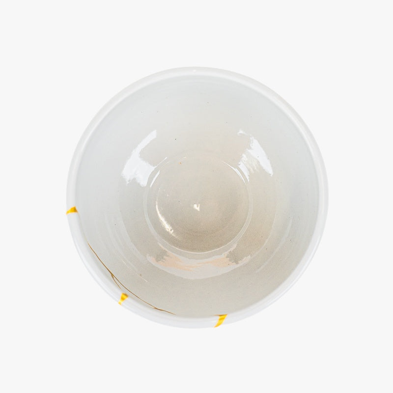 Japanse Matcha Kom – Wit Kintsugi