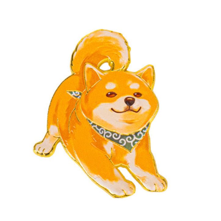 Japanse Metalen Magneet – Schattige Shiba Inu