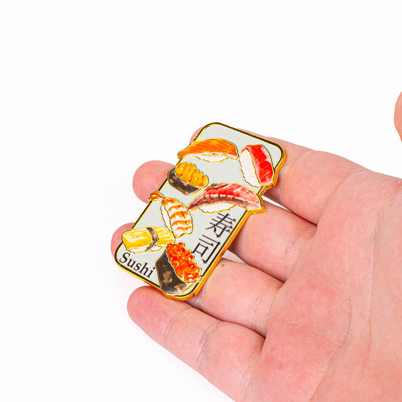 Japanse Metalen Magneet – Sushi-assortiment