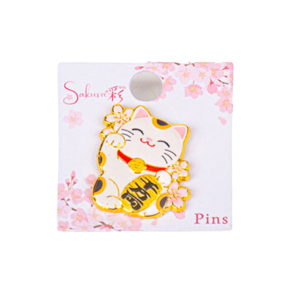 Japanse Metalen Pin – Maneki-Neko