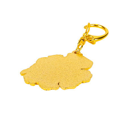 Japanse Metalen Sleutelhanger – Capybara