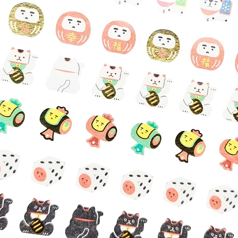 Japanse Mini Stickers - Luck
