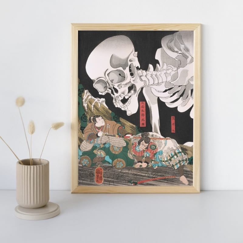 Japanse Muurkunst - Gashadokuro A3