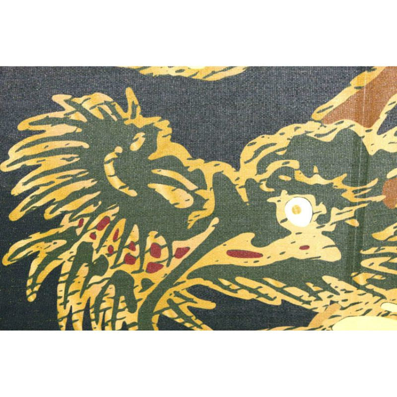 Japanse Noren Gordijn - Gouden Draak 85 x 150 cm