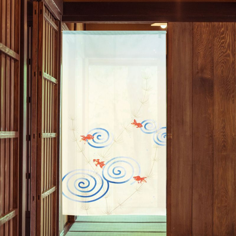 Japanse Noren Gordijn - Kingyo 85 x 150 cm