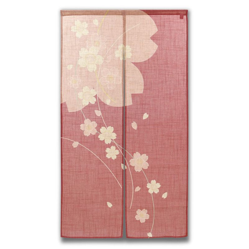 Japanse Noren Gordijn - Sakura Bloem 85 x 150 cm