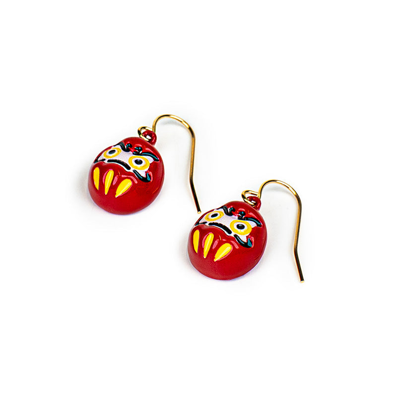 Japanse Oorbellen - Kleine Daruma