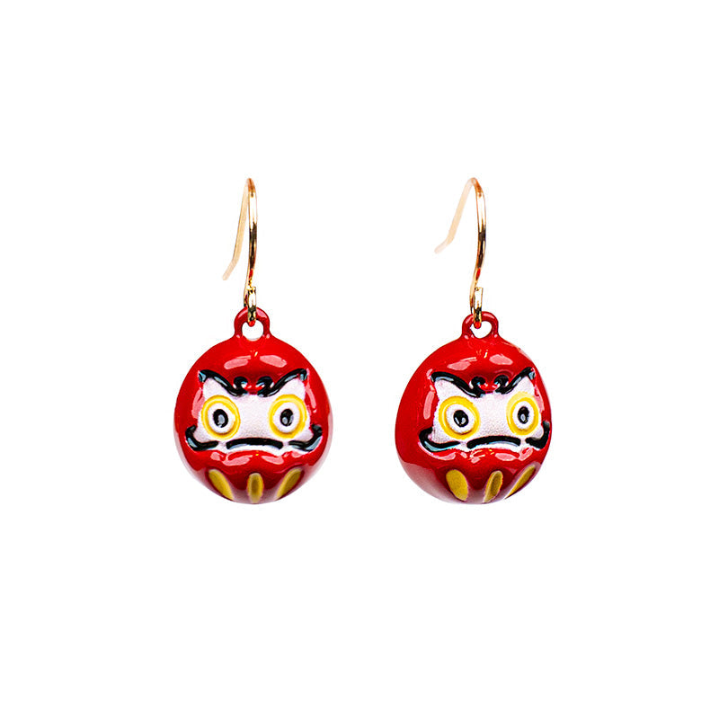 Japanse Oorbellen - Kleine Daruma