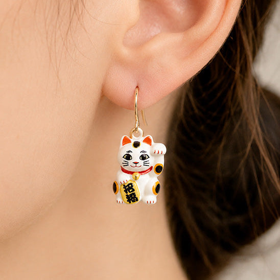 Japanse Oorbellen - Maneki Neko