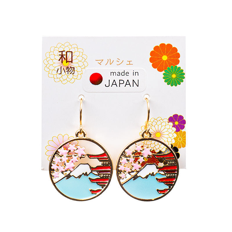 Japanse Oorbellen - Pagode & Fuji