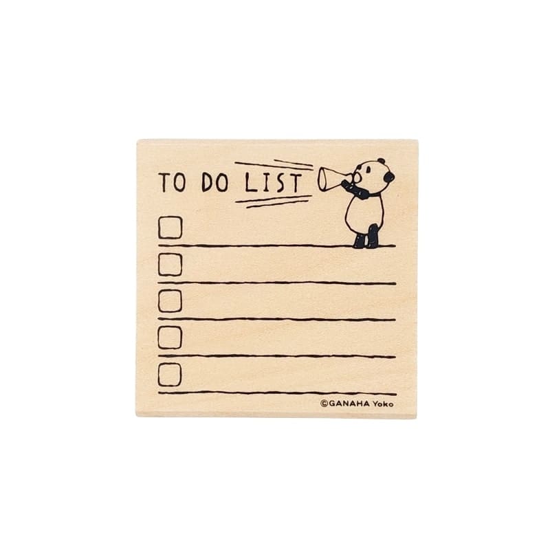 Japanse Panda Stempel - To Do List
