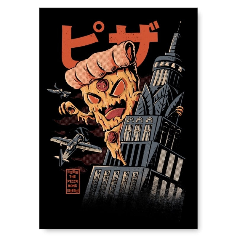 Japanse Poster - Godpizza A3