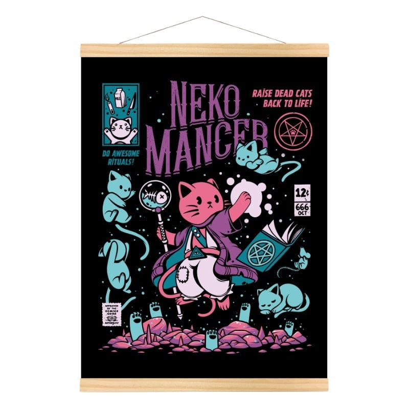 Japanse Poster - Nekomancer A3