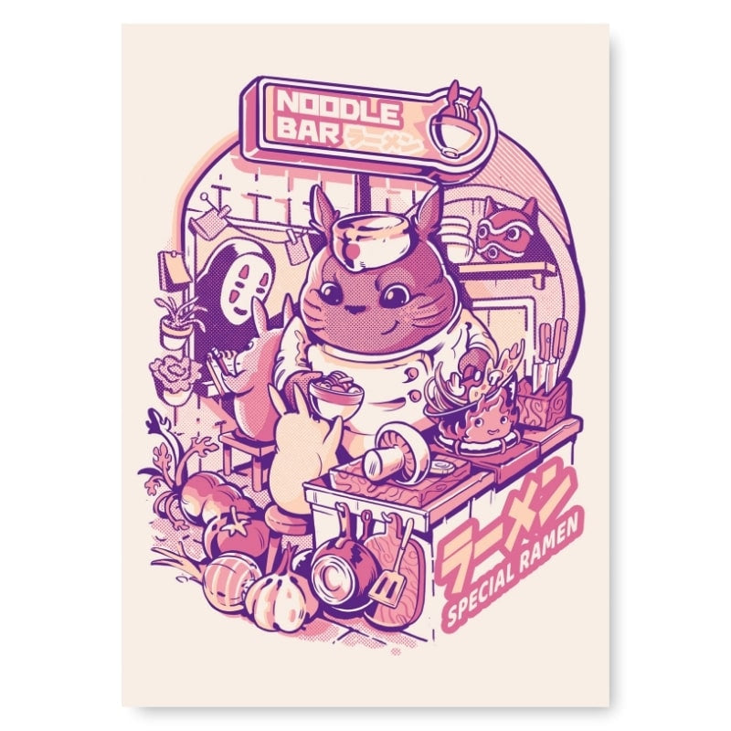 Japanse Poster - Noodle Bar A3