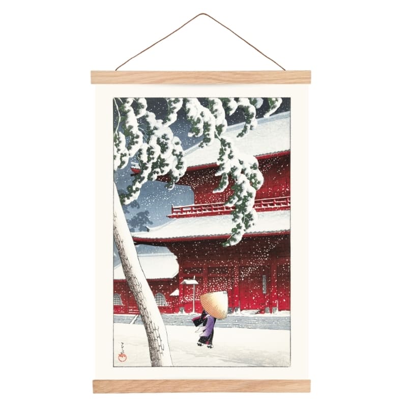 Japanse Poster - Tempel Zojo A3
