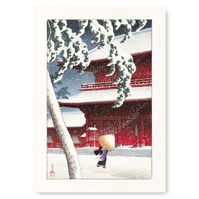 Japanse Poster - Tempel Zojo A3