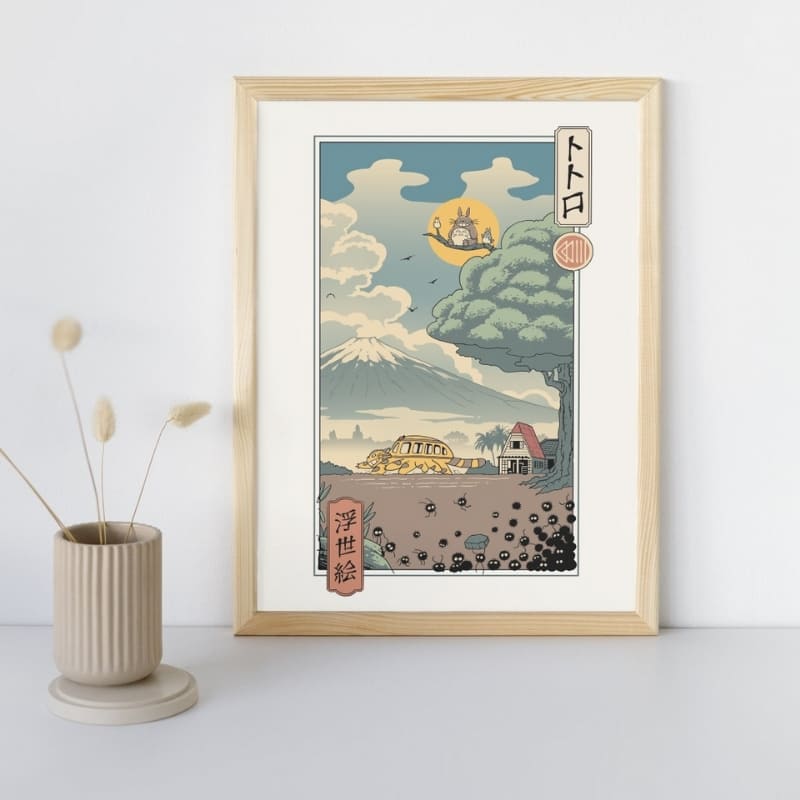 Japanse Poster - Ukiyo-e Hoeders Van Het Woud A3
