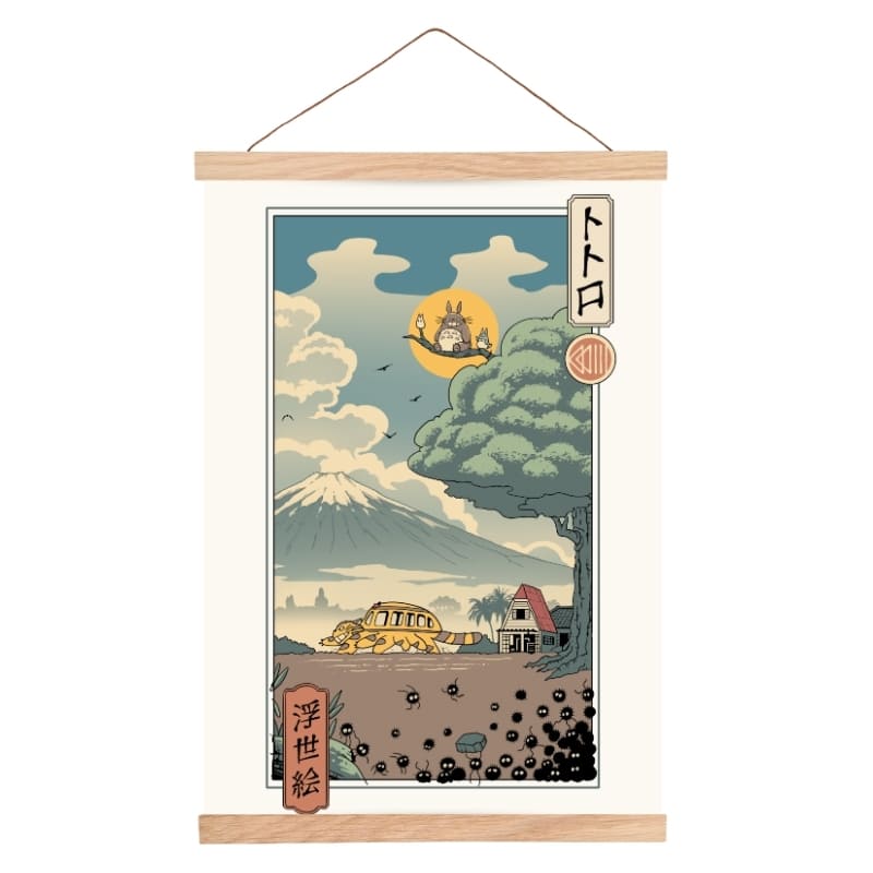 Japanse Poster - Ukiyo-e Hoeders Van Het Woud A3
