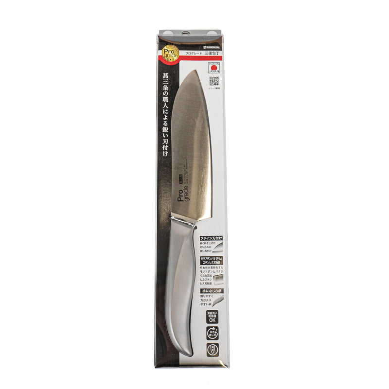 Japanse Prograde Santoku Mes van Roestvrij Staal