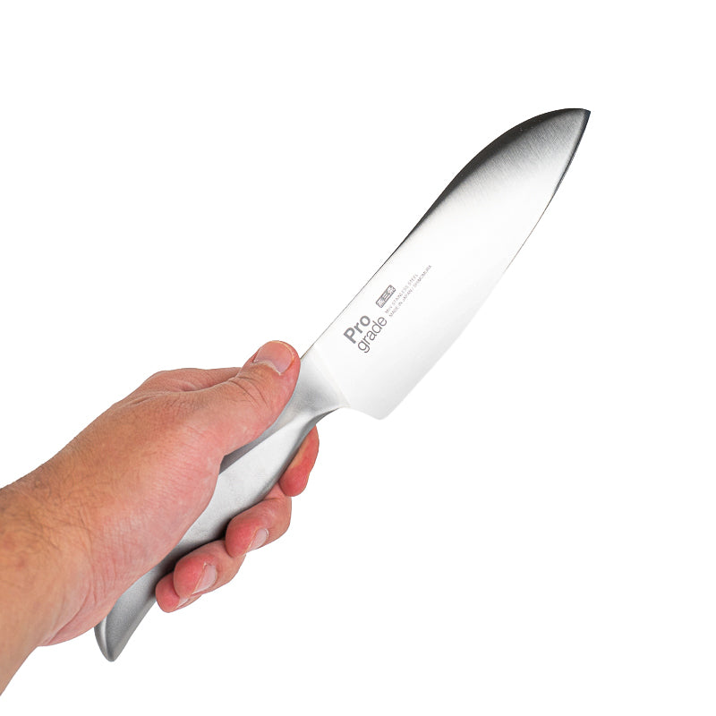 Japanse Prograde Santoku Mes van Roestvrij Staal