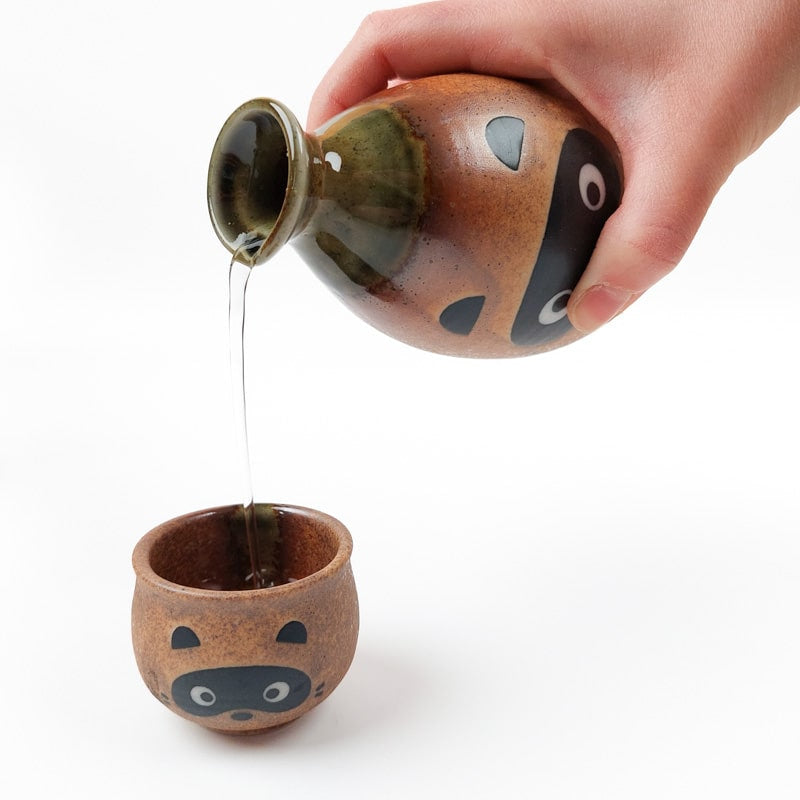 Japanse Sake Set - Tanuki