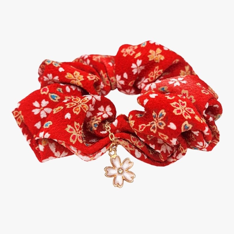 Japanse Scrunchie – Rood