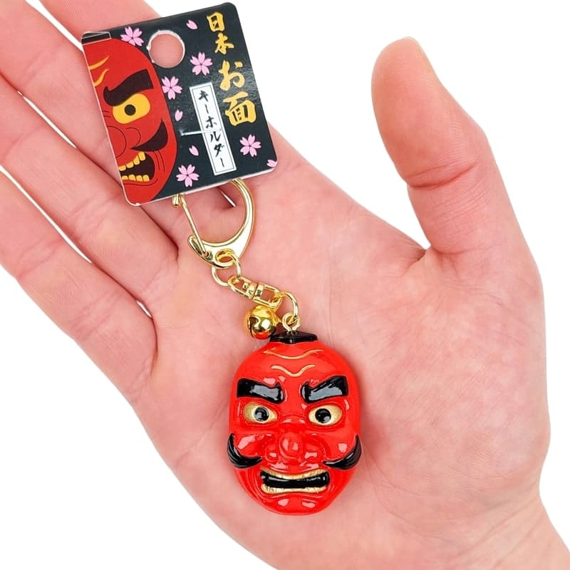 Japanse Sleutelhanger - Tengu Masker
