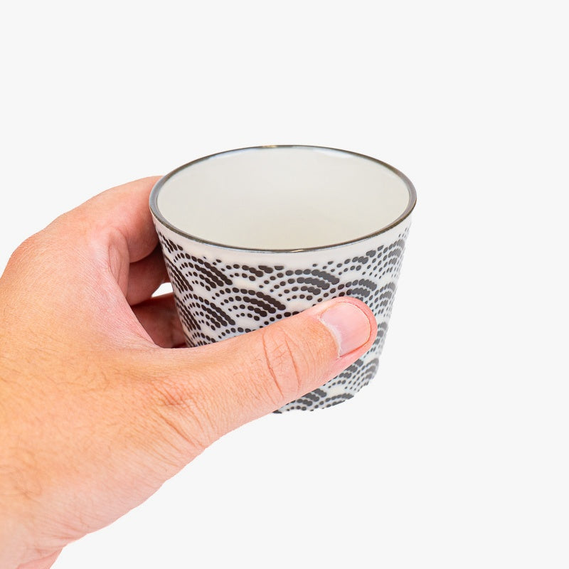 Japanse Soba Beker – Seikaiha Motief