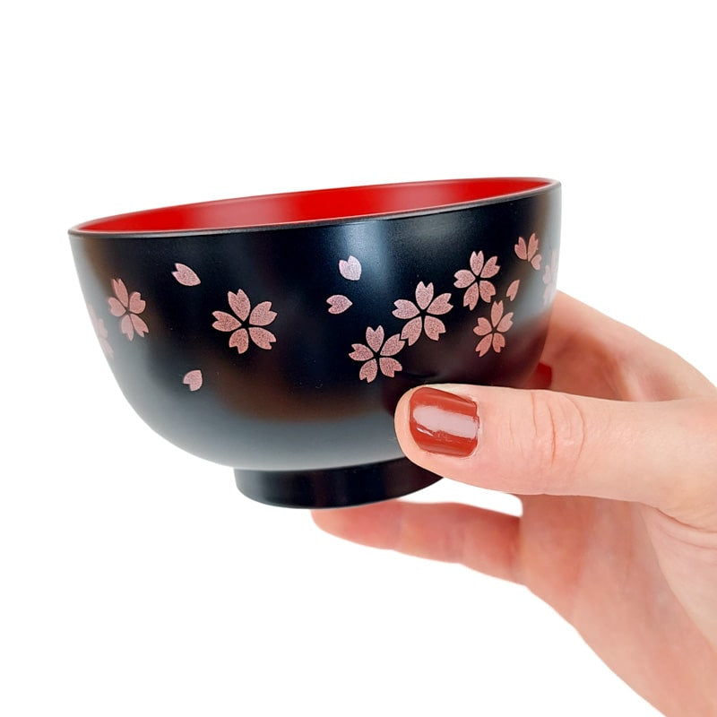 Japanse Soepkom - Black Sakura