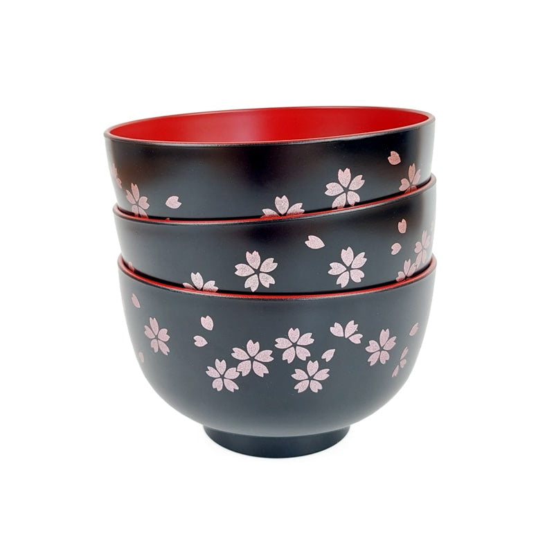 Japanse Soepkom - Black Sakura