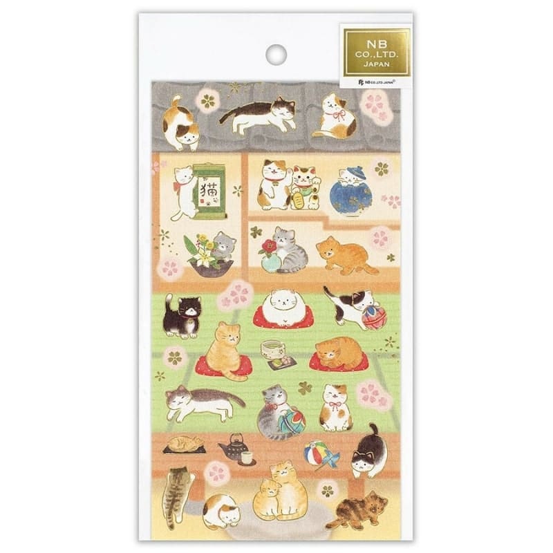 Japanse Stickers - Kattenliefhebbers